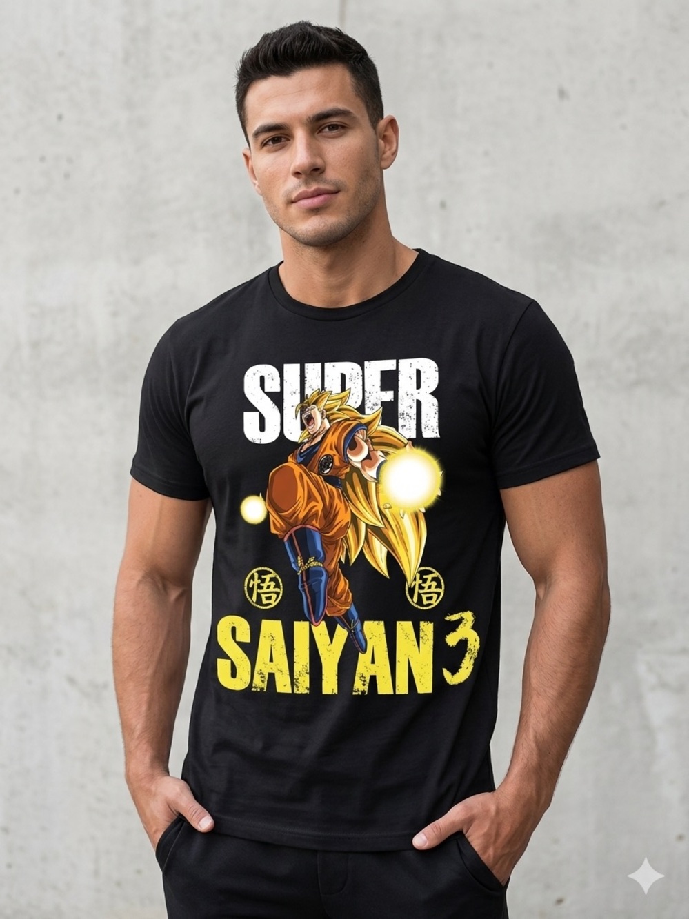 Super Saiyan 3 Black T-Shirt
